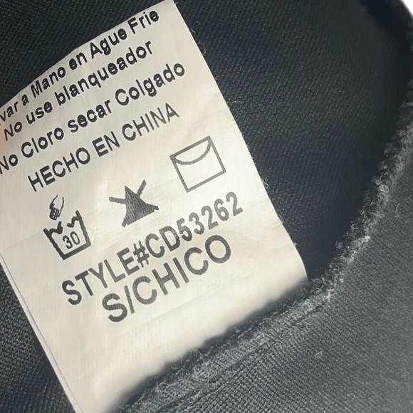 Trac size small all black strapped asymmetrical v wrapped homecoming mini dress - Picture 6 of 6